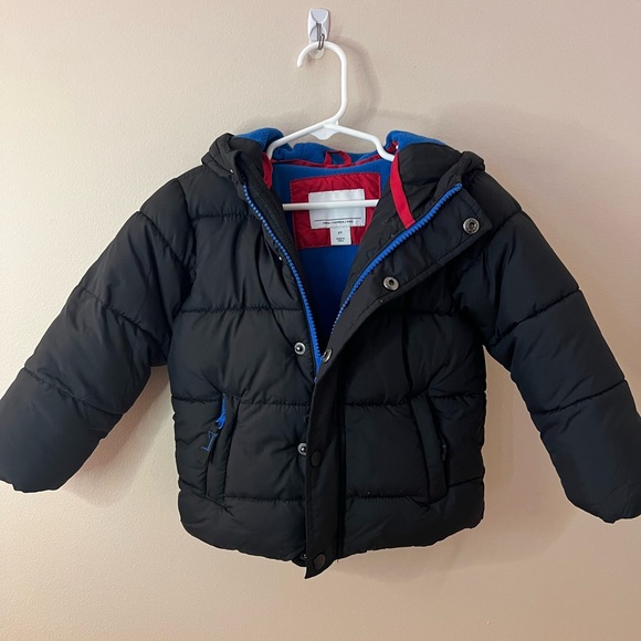 Toddler Boy Puffer Coat Black 2T - Picture 2 of 4